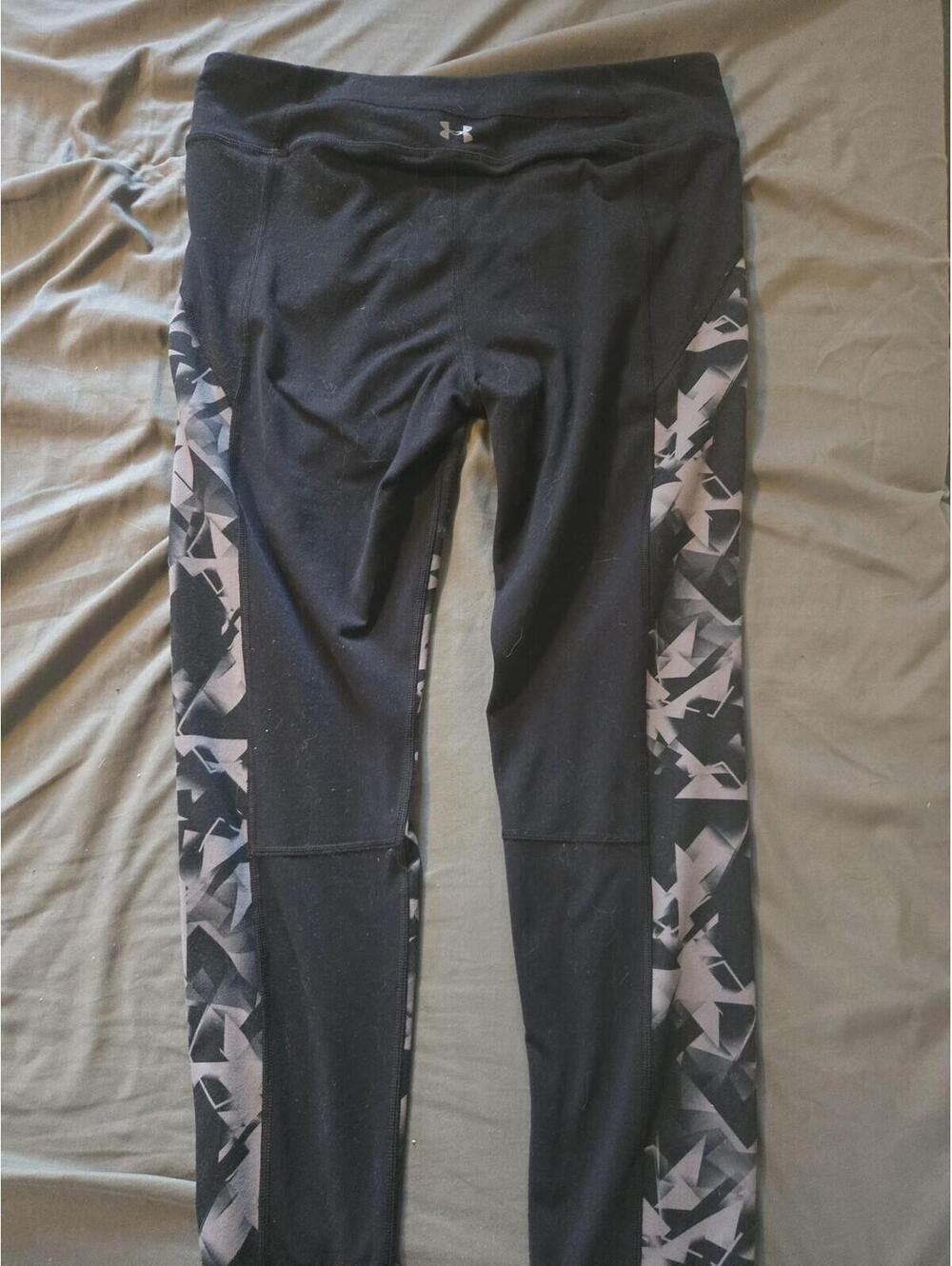 Under Armour HeatGear Geo Print Athletic Leggings - Women's Large - Picture 4 of 5